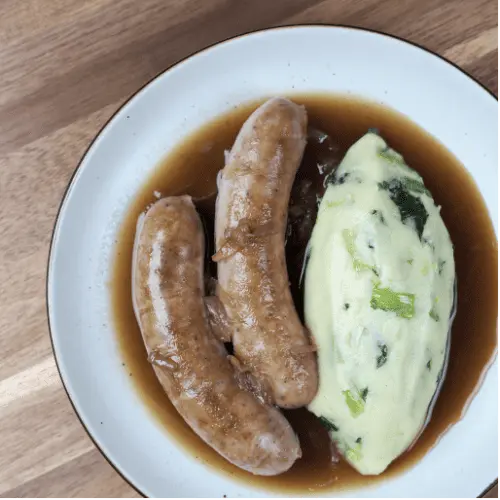 Irish Sausage & Onion Gravy
