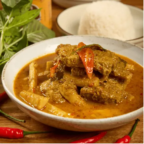แกงคั่วพริกซี่โครงหมู