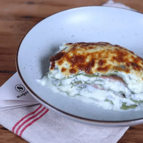 Spinach & Mortadella Lasagna