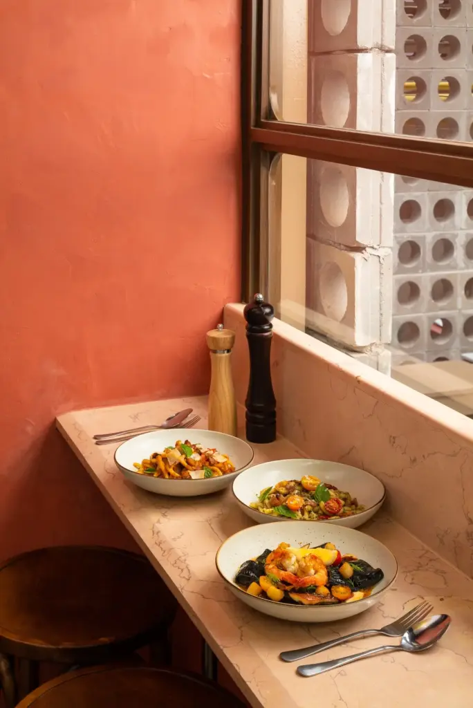 image shows scarletta pasta bar in silom, bangkok, thailand