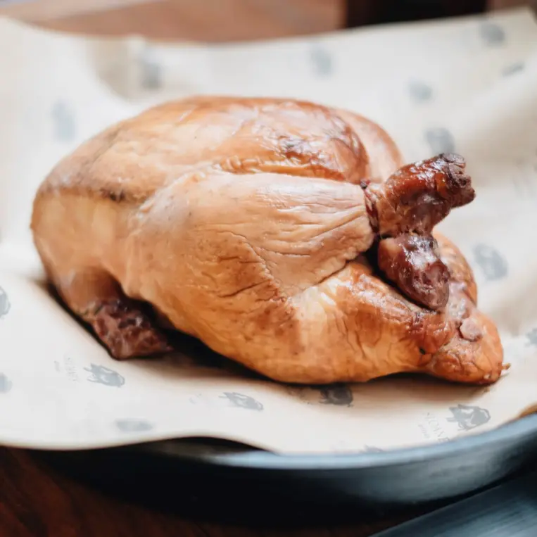 ไก่รมควันลิ้นจี่