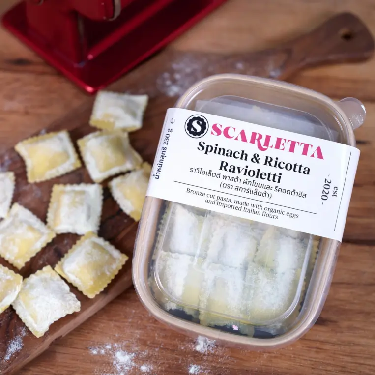 Spinach & Ricotta Ravioletti