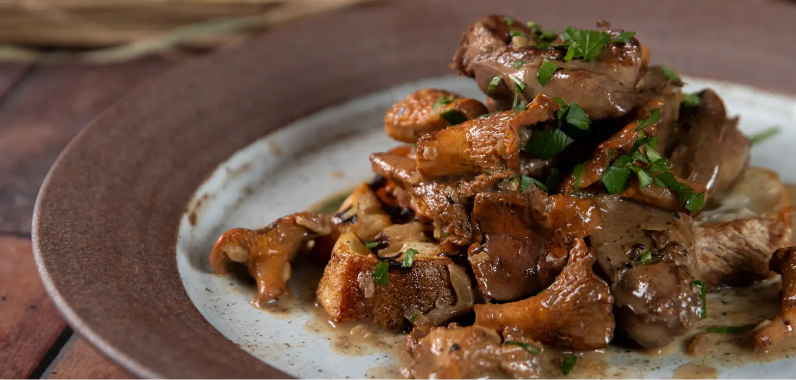 Chicken Liver and Mushrooms on Toast