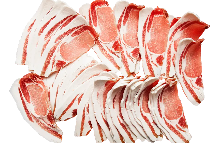image shows sloane's butcher back bacon