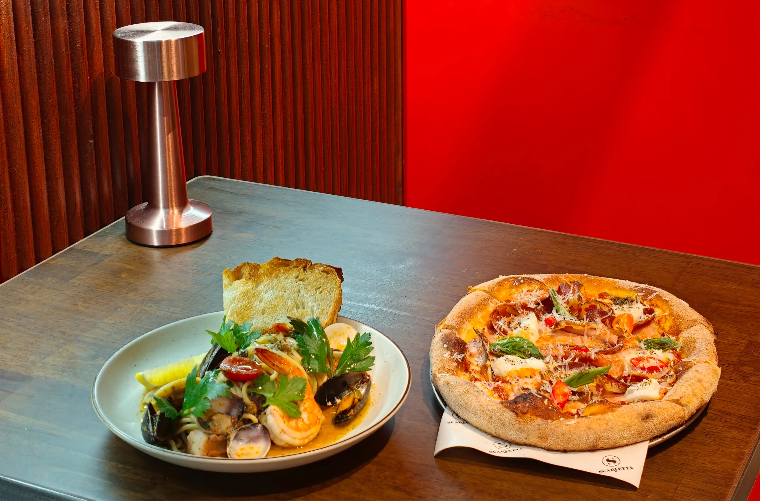 image shows scarletta pasta bar, bloqyard, silom, bangkok part of the sloane's group