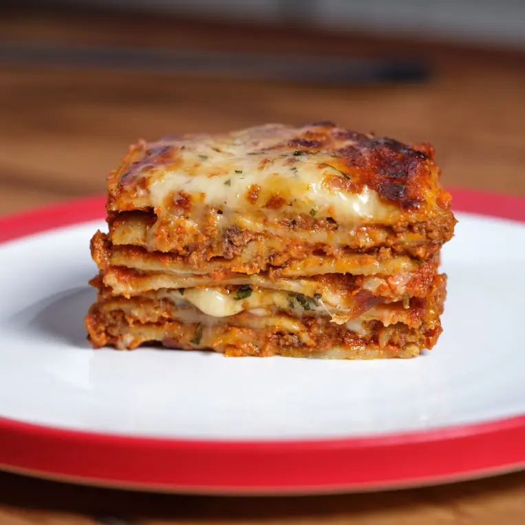 Gluten Free Beef Lasagna, by Sans x Scarletta